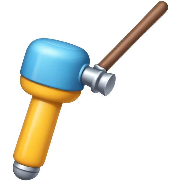 emoji estilo chibi de un martillo emoji