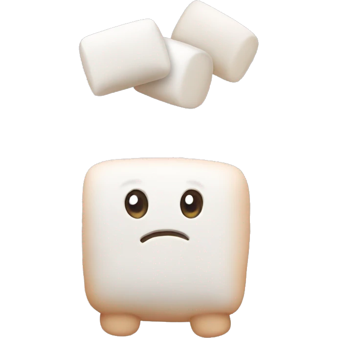 Marshmallows cute emoji