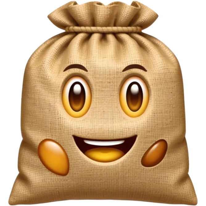 square sack of bag emoji