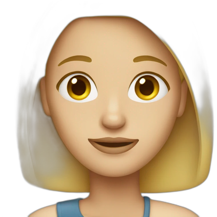 blond woman emoji