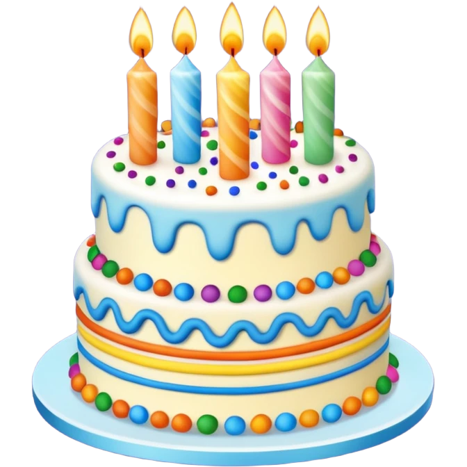 Birthday cake emoji
