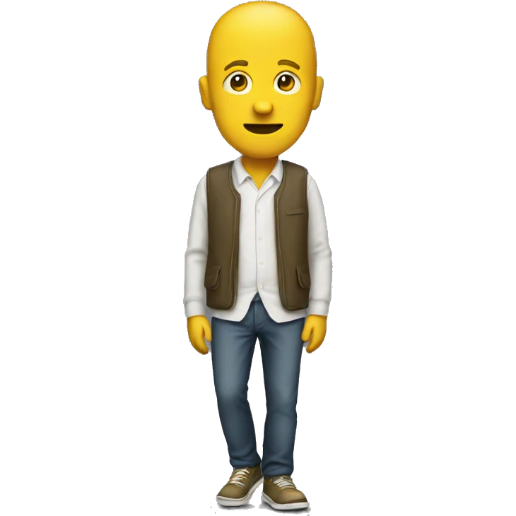 Yellow sony walk man  emoji