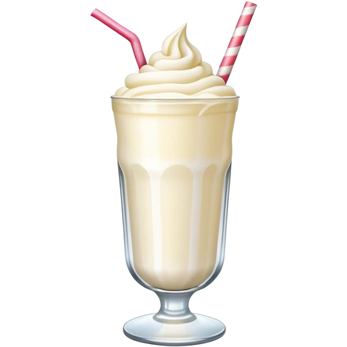 vanilla milkshakw emoji