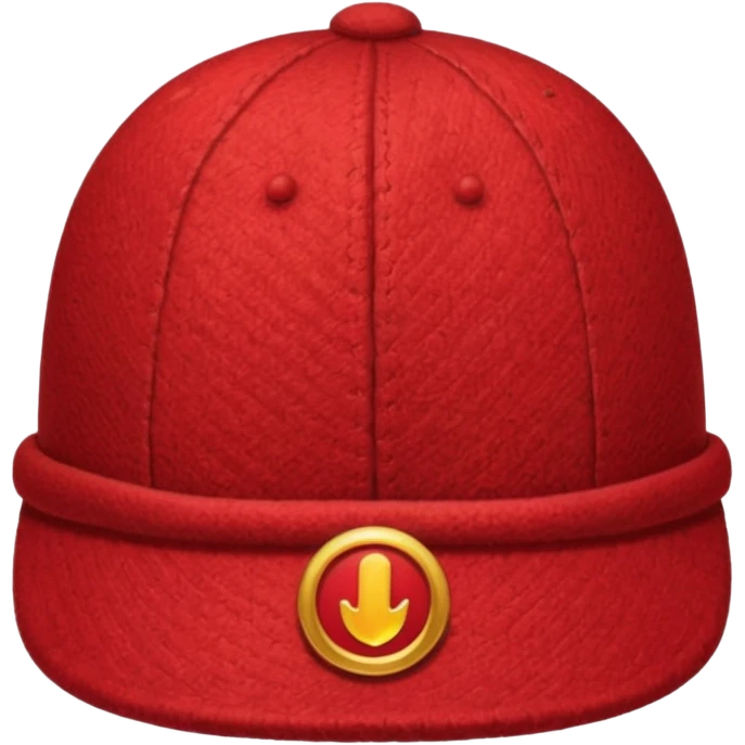 کلاه مردانه قرمز emoji