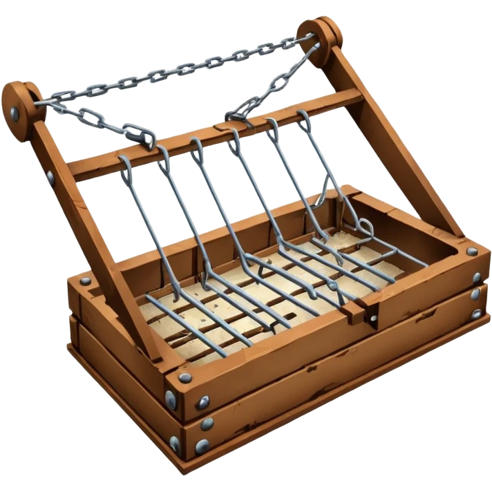 animal trap with cocaine as bait  emoji
