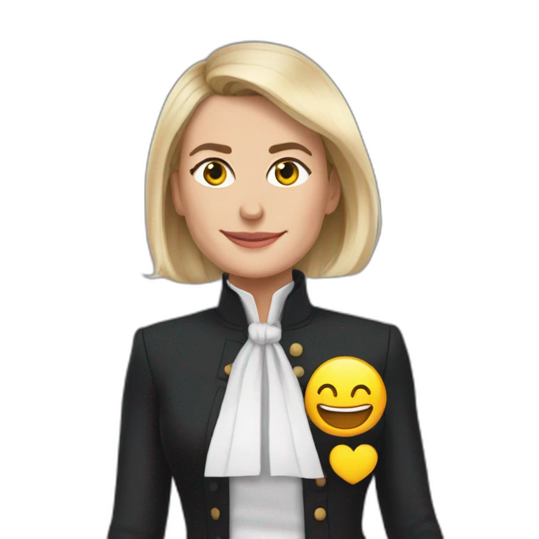 Macron sur Brigitte emoji