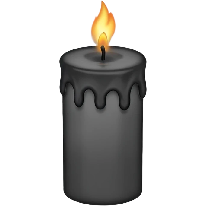 Candel with no flame 🔥 only smoke emoji