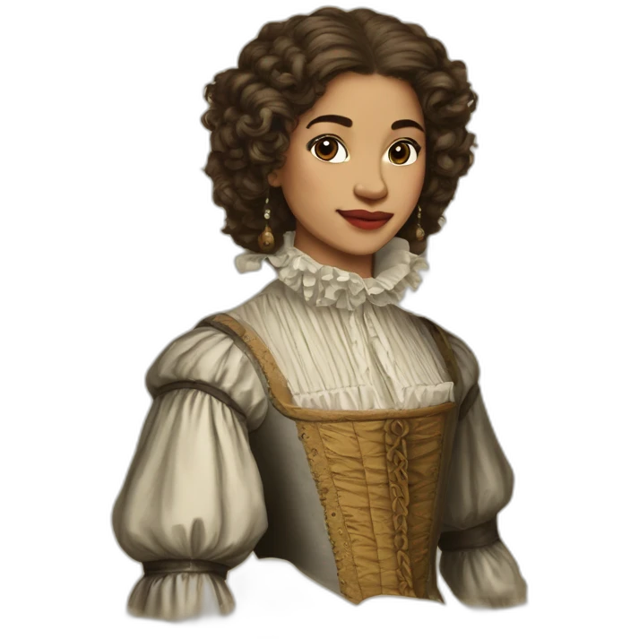 Zendaya in 17th century, germany emoji