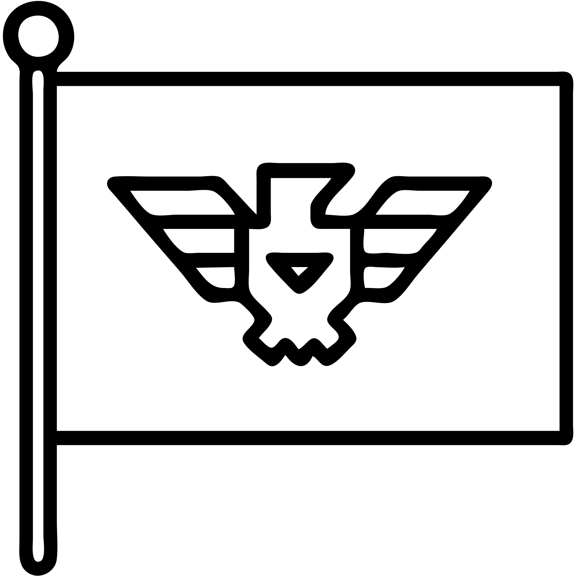 flag of Arstotzka from the game Papers, Please, simple minimalistic style emoji