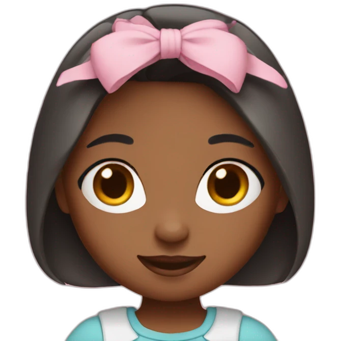 girl with bunnie ears emoji