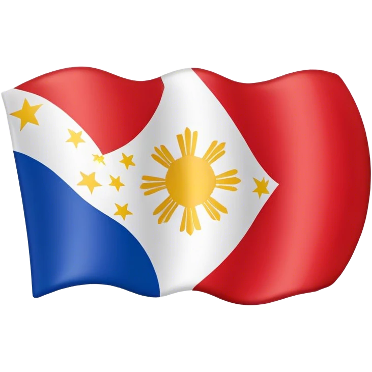 reversed philippine flag emoji
