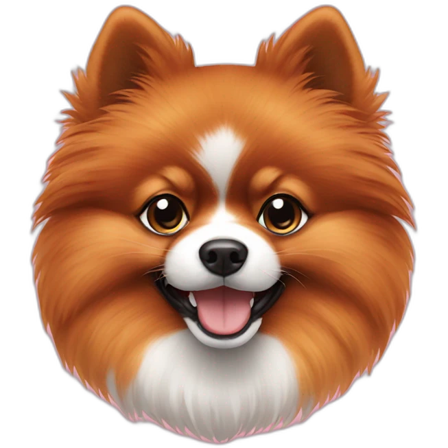 red pomeranian emoji