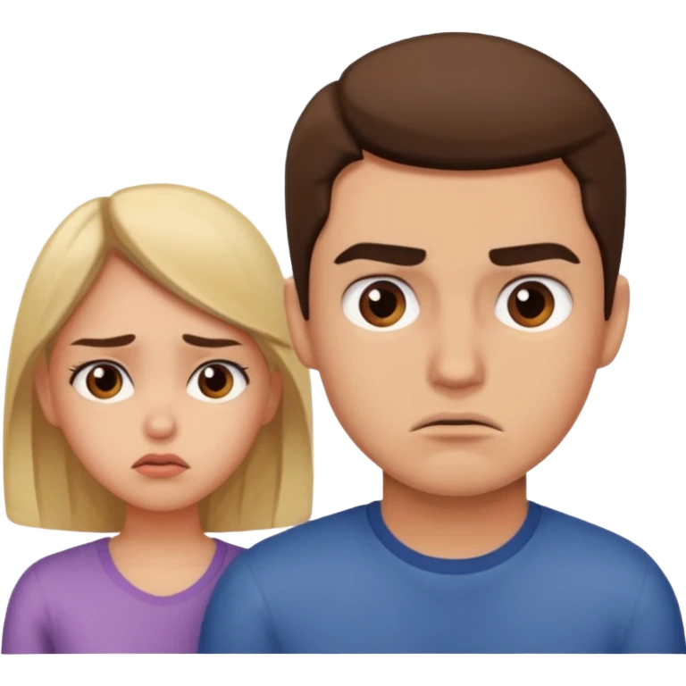 Girl annoyed at her boyfriend face  emoji