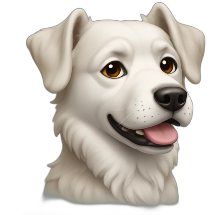 Perro mastín emoji