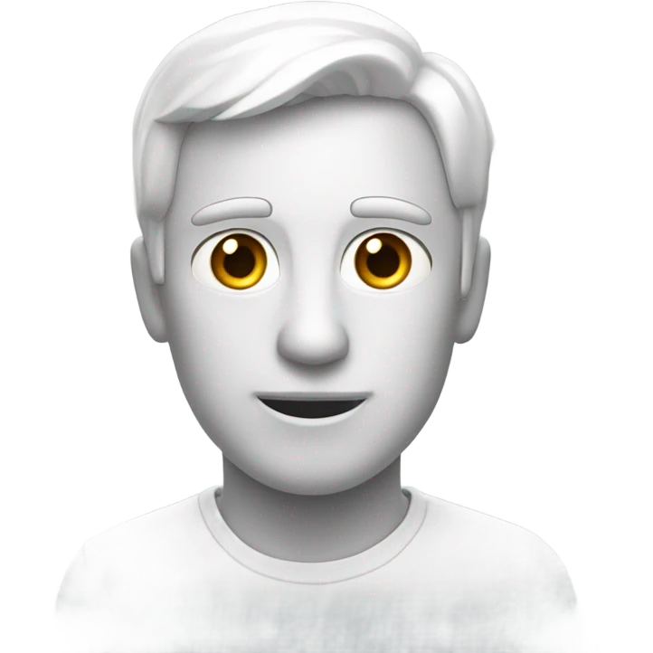 Un hurón blanco  emoji