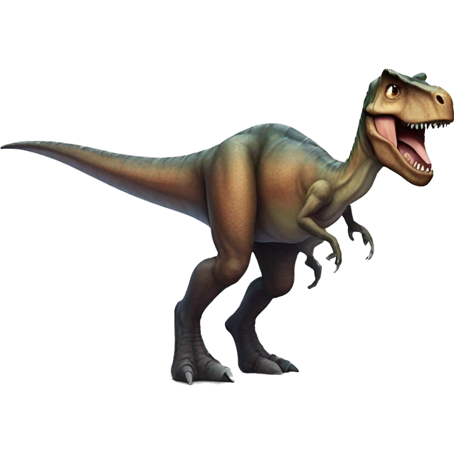 dinosaur body, elon musk face emoji