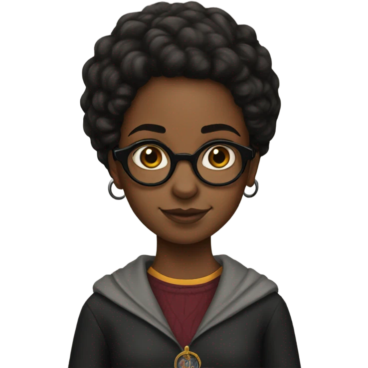 Black girl Harry Potter  emoji