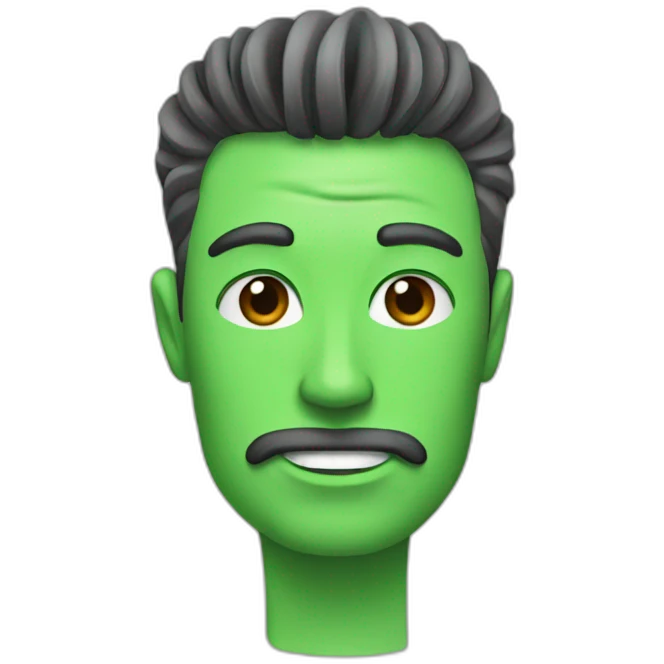 shaver green emoji