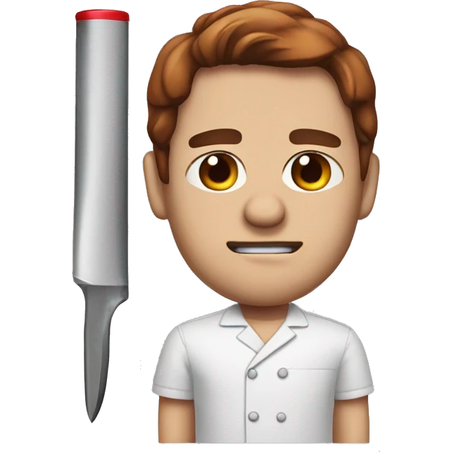 Dexter Morgarn with test blood emoji