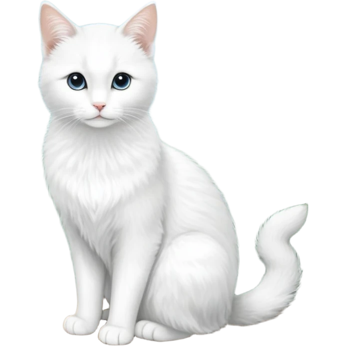 Кот с голубыми звёздами в глазах emoji