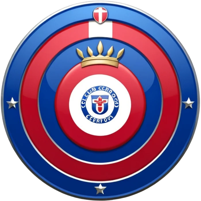 Escudo del club cerro porteño de Paraguay escudo original emoji