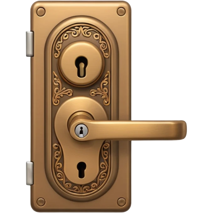 door lock  emoji
