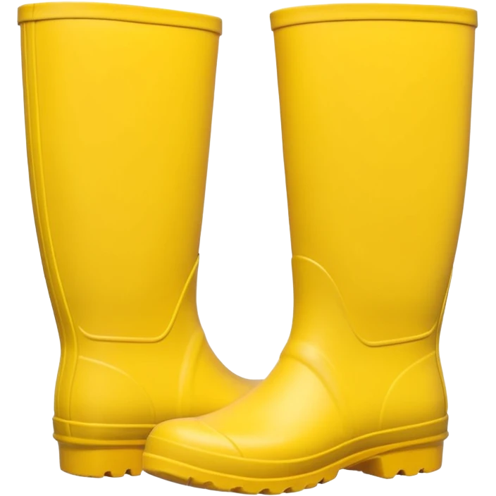 yellow rubber boots emoji