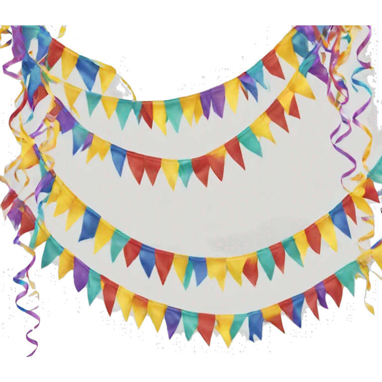Celebration streamers emoji