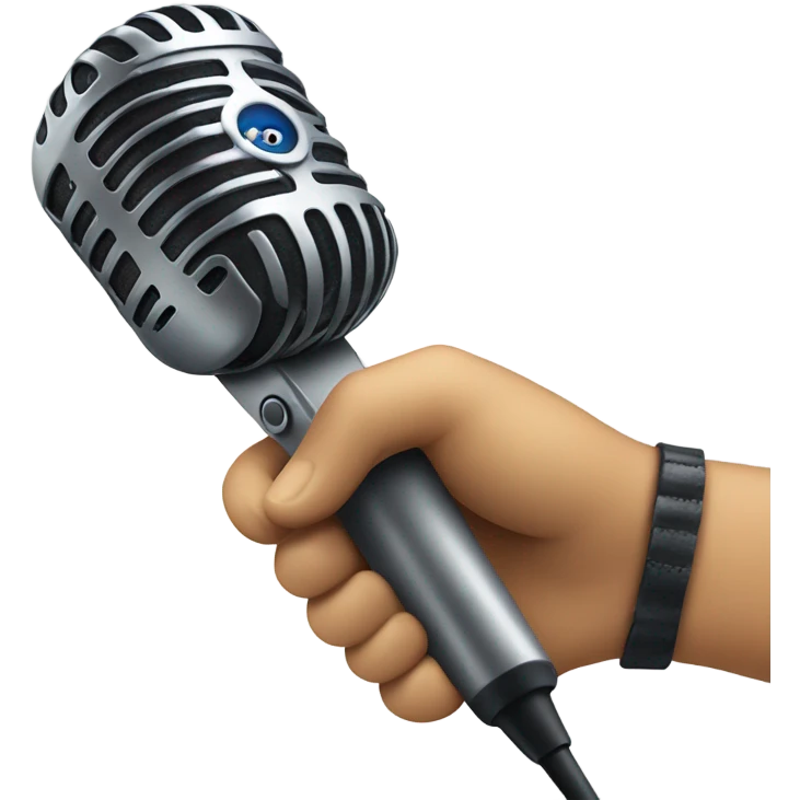 Mic drop emoji