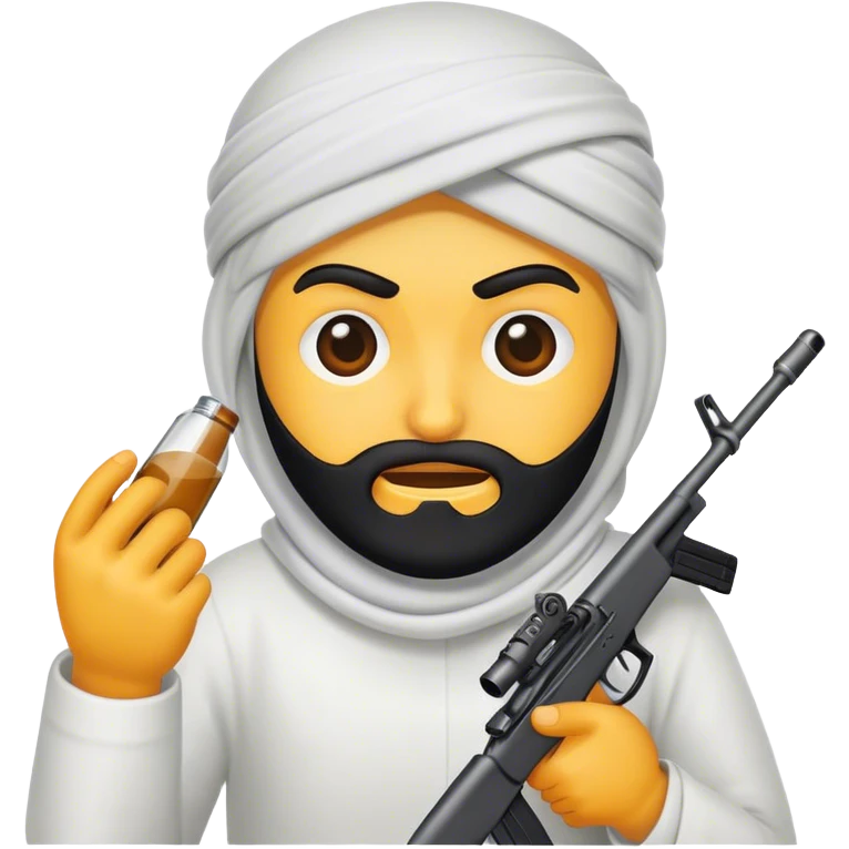 Terrorist doing cocIne emoji