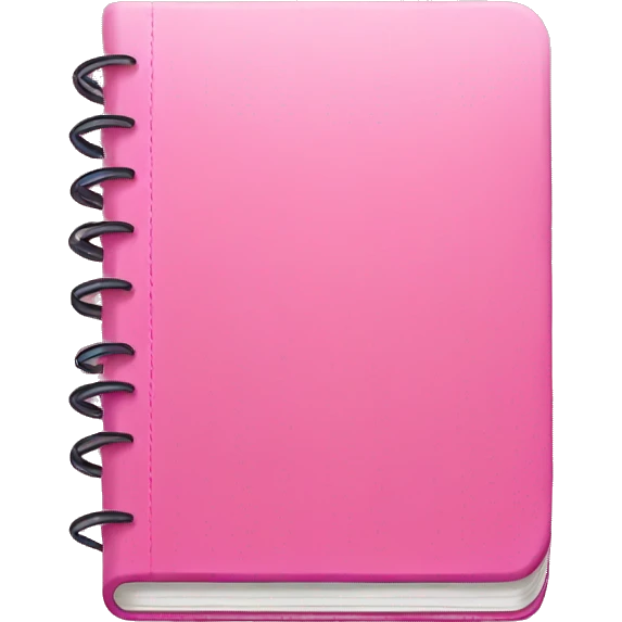 Pink journal  emoji