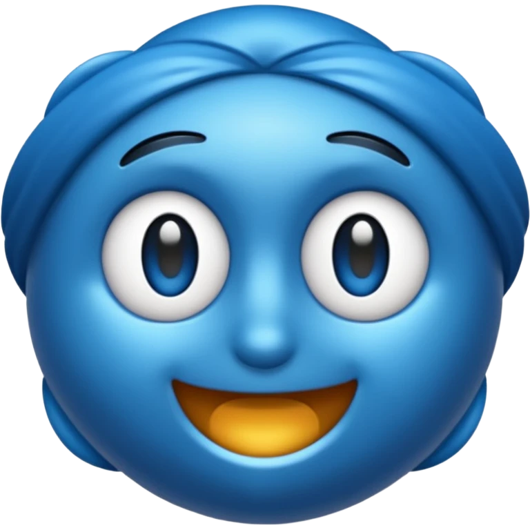 Coração azul escuro  emoji