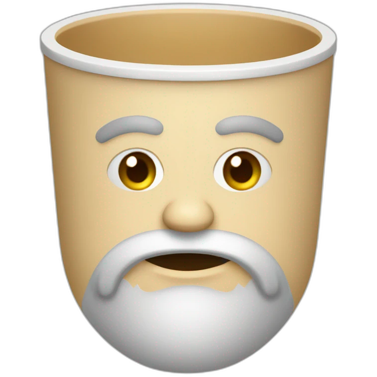 Plato vaso tenedor emoji