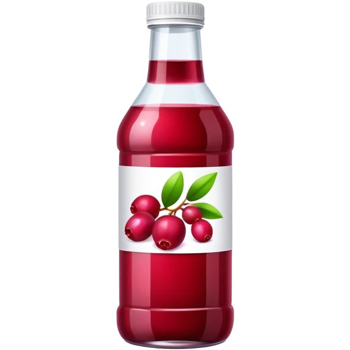 Bottle cranberry juice emoji
