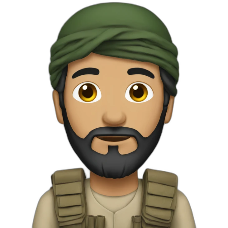 Afghan freedom figher emoji