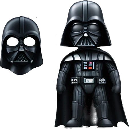 DARTH VADER with Batman emoji