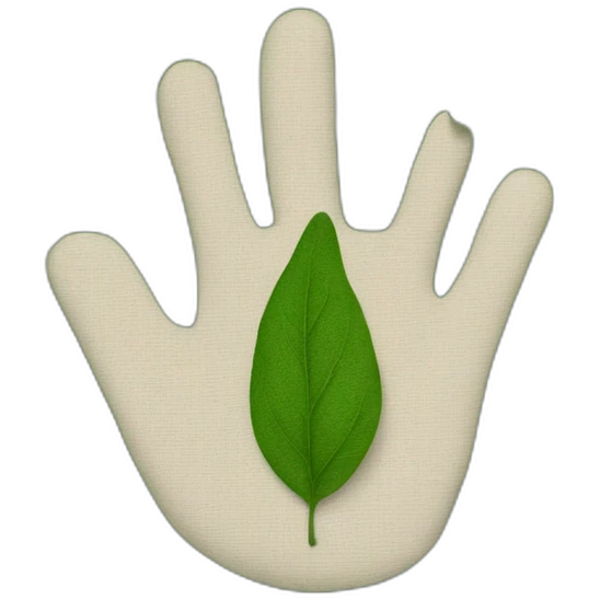 Cœur vert sage emoji