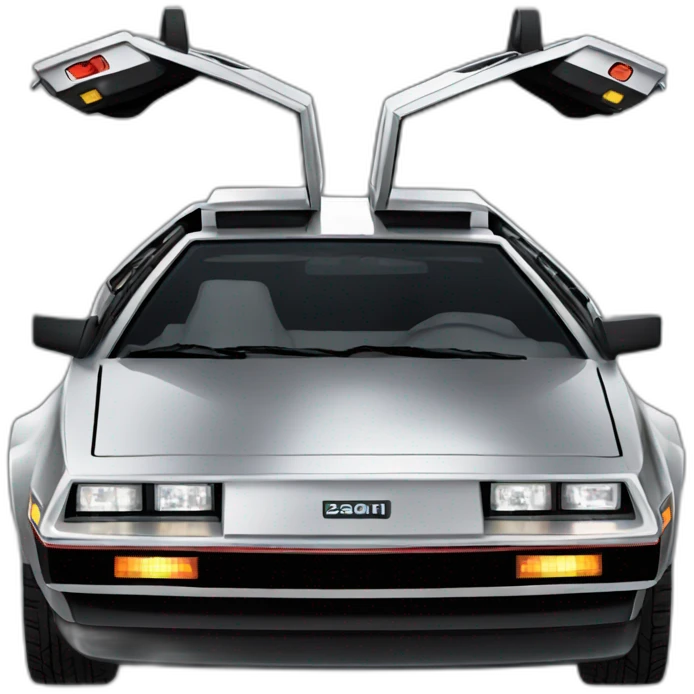 delorean emoji