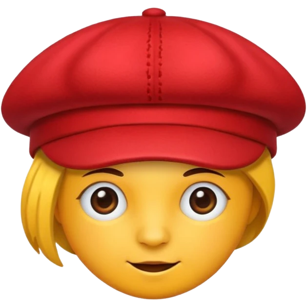  A only red hat emoji