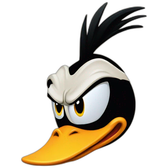 daffy duck angry emoji