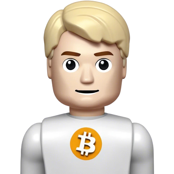 hackeur lego homme bitcoin emoji