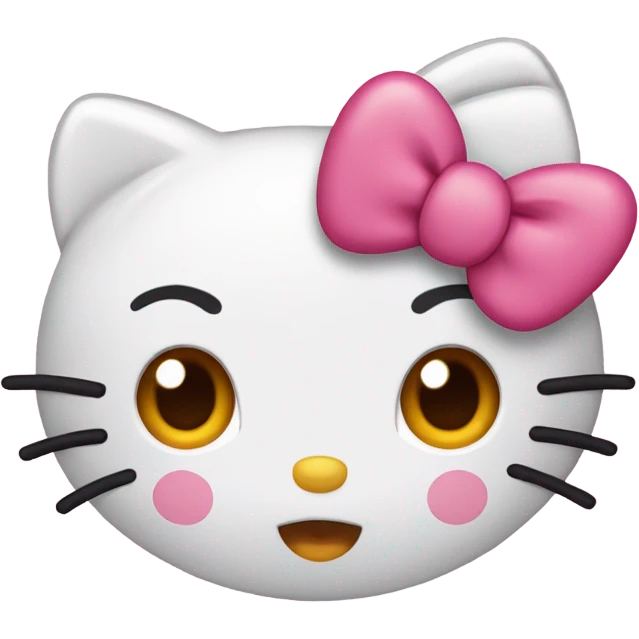 Hello kitty heart emoji