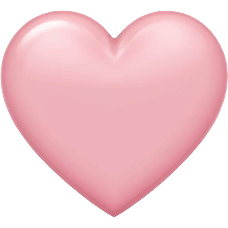 light pink heart emoji