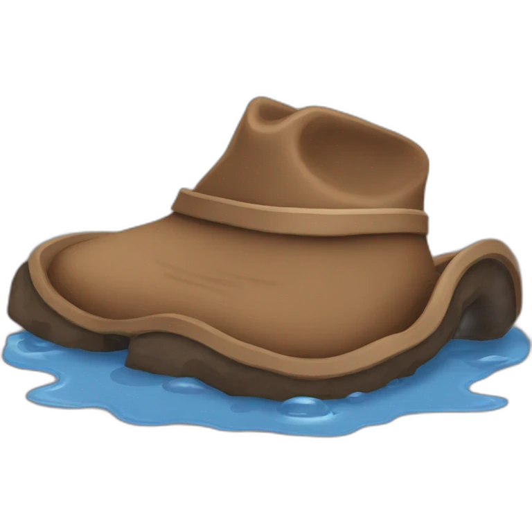Cowboy puddle emoji