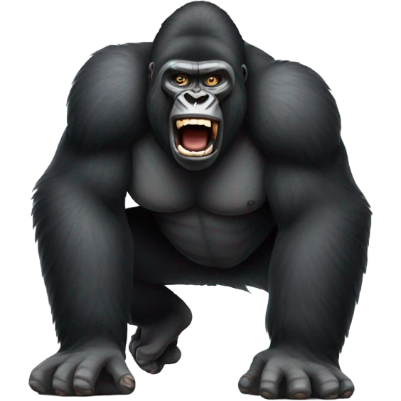 a crazy gorilla  emoji