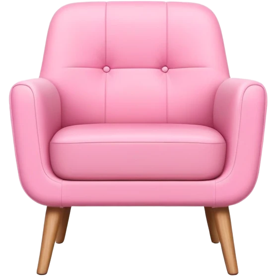 pink scandinavian chair emoji