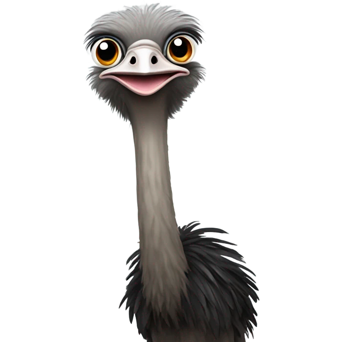 ostrich  emoji
