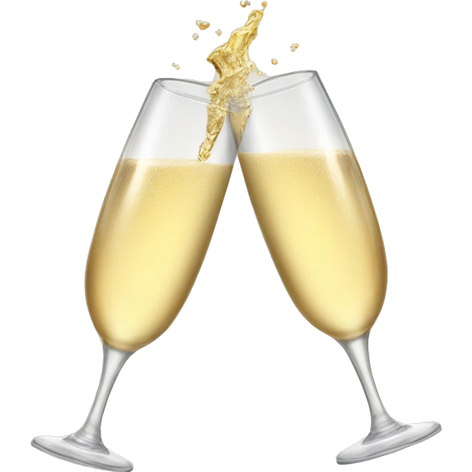 cheers champagne glasses emoji