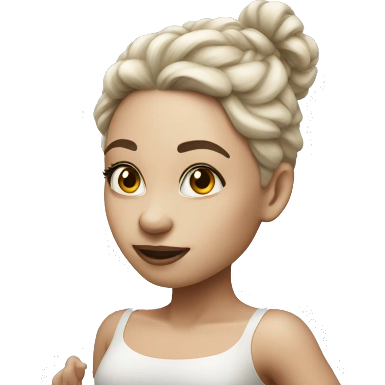 White skin dancer emoji