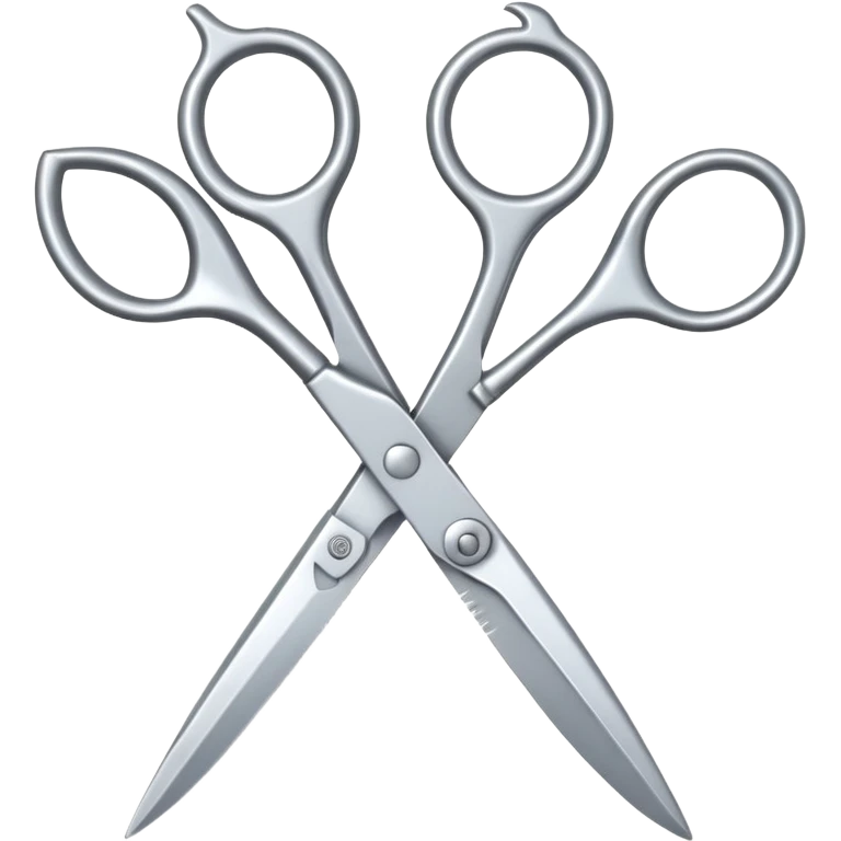 silver scissor emoji